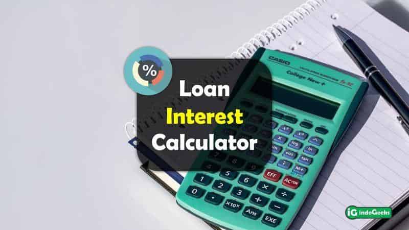 Bank Loan Interest Calculator Rate India