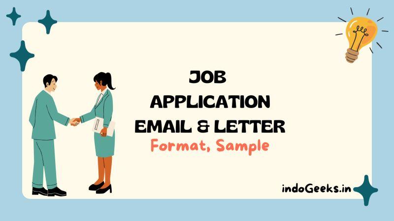 Job Vacancy Application Letters and Email Formats