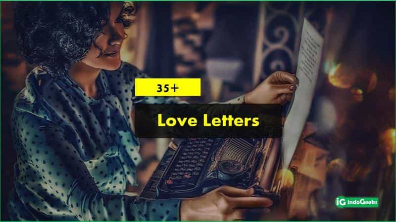 27+ Love Letter For Boyfriends and Girlfriends with Examples in English