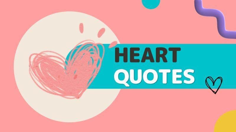 101+ Heart Quotes Short, Beautiful, Pure, and Heart Touching