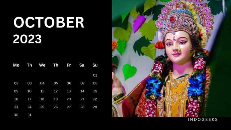 Today, Tomorrow Festival of October in India
