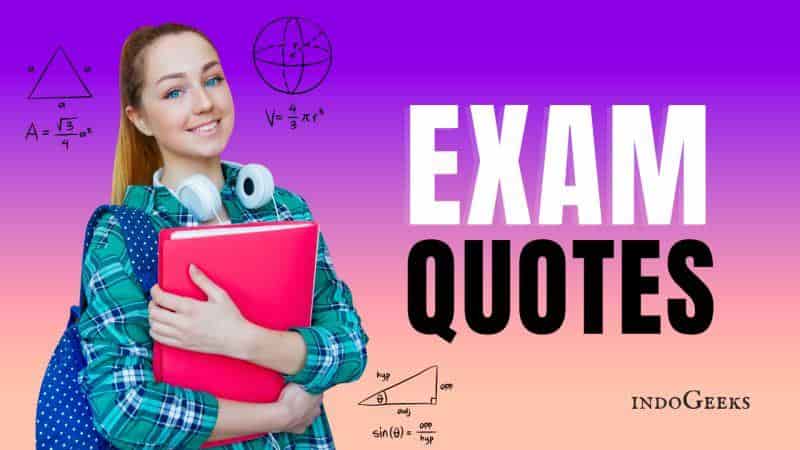 Exam Quotes Fueling Motivation for Student Success