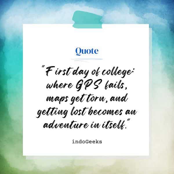 college days quotes